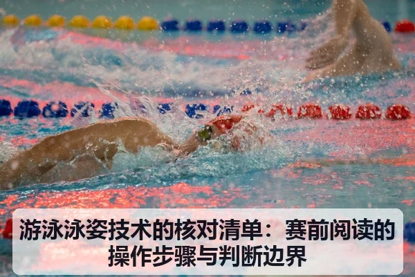 游泳泳姿技术的核对清单：赛前阅读的操作步骤与判断边界